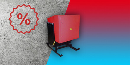 Скидки до 40% на аренду трансформаторов для прогрева бетона